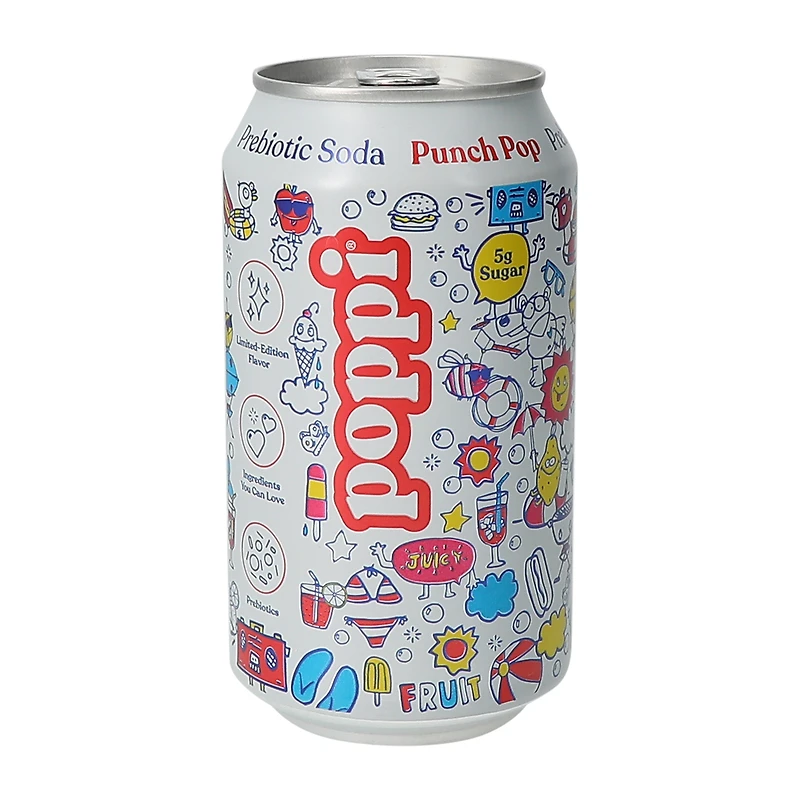 Poppi® Punch Pop Prebiotic Soda 12oz