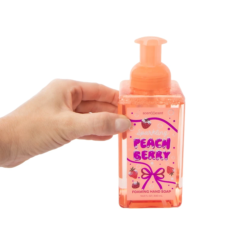 ScentXScent Sparkling Peach Berry Foaming Hand Soap 14.8oz