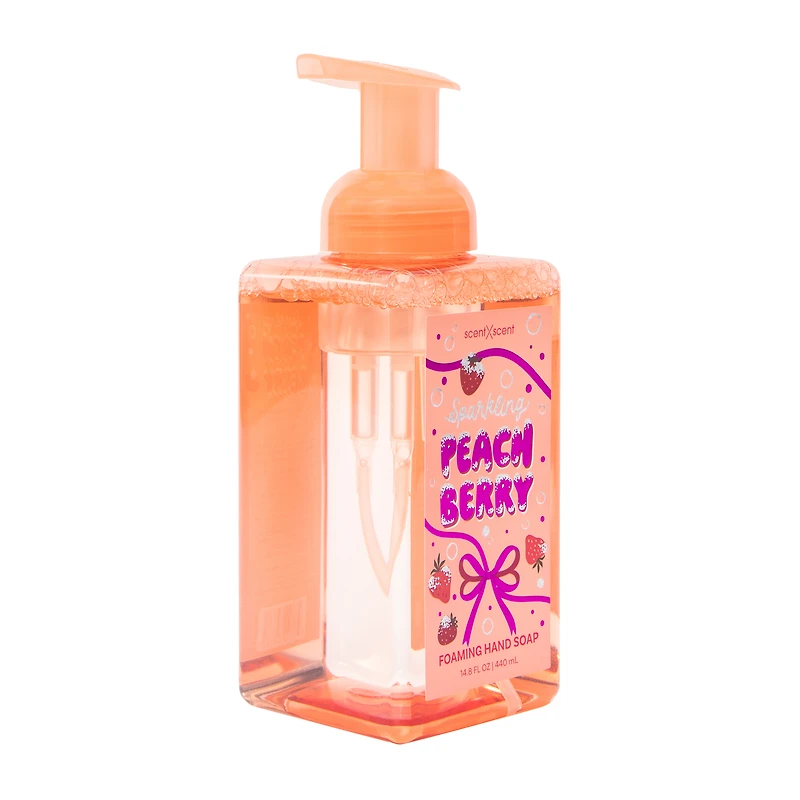 ScentXScent Sparkling Peach Berry Foaming Hand Soap 14.8oz