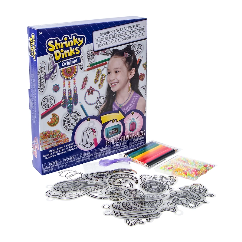 Shrinky Dinks® Original Shrink & Wear Jewelry Kit