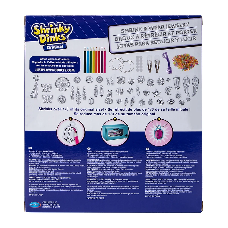 Shrinky Dinks® Original Shrink & Wear Jewelry Kit