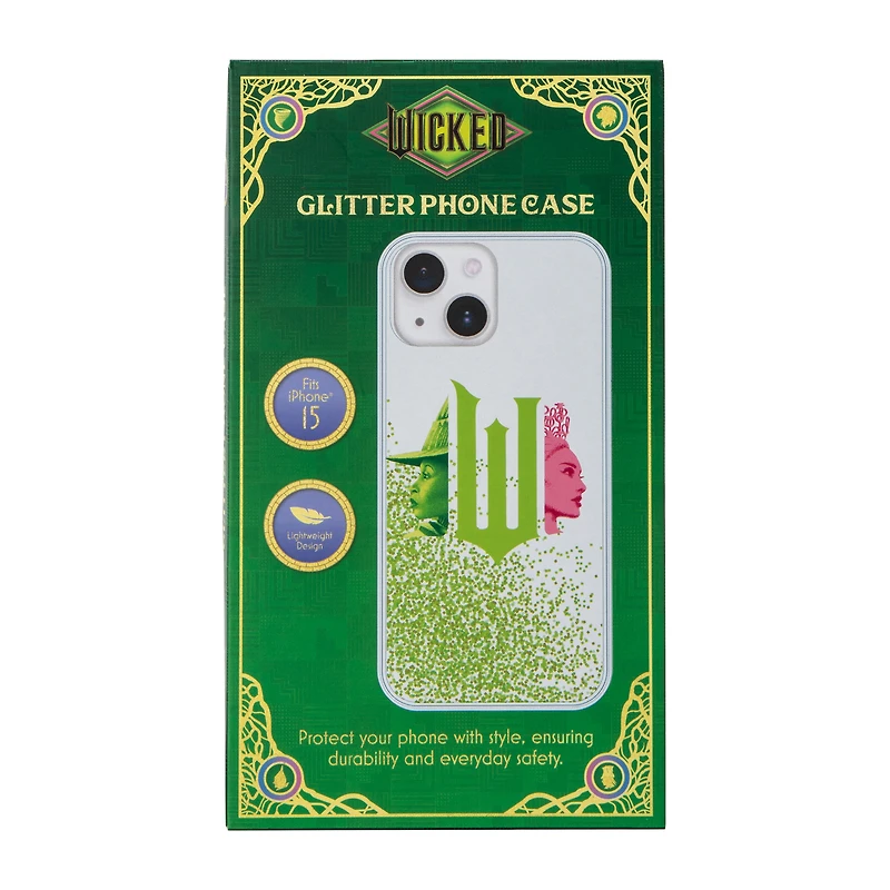 Wicked iPhone 16e®/15®/14®/13® Glitter Phone Case
