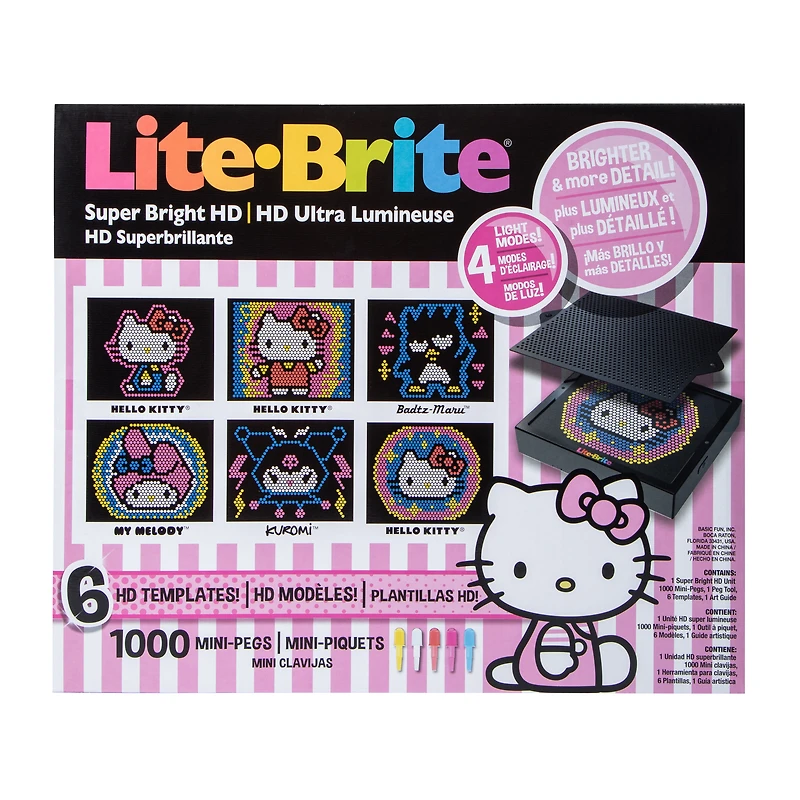 Hello Kitty And Friends® Lite-Brite® Super Bright HD Set