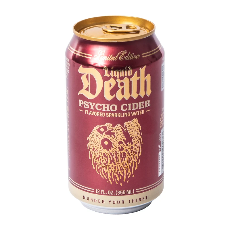 Liquid Death Limited Edition Psycho Cider Flavored Sparkling Water 12oz