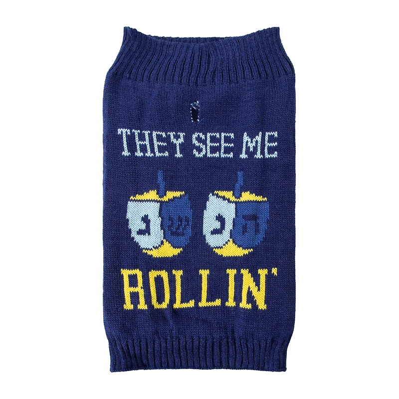 Holiday Hannukah Pet Sweater