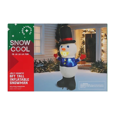 Christmas Jolly Gigantic Tall Inflatable Snowman