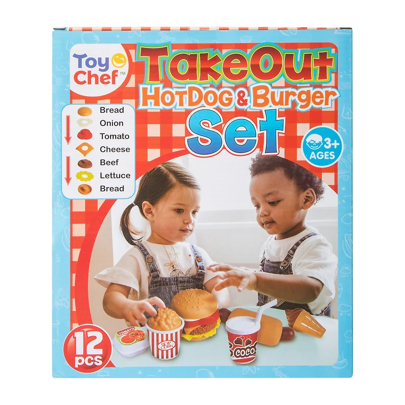 Toy Chef™ Take Out Pretend Play Toy Set