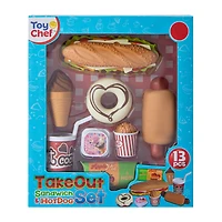 Toy Chef™ Take Out Sandwich & Hot Dog Set