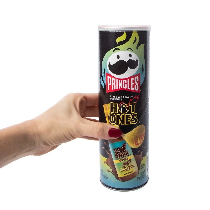 Pringles® Hot Ones™ Verde Flavored Potato Crisps 5.5oz