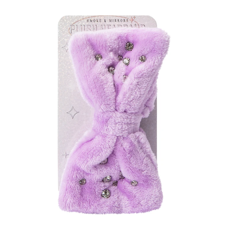 Purple Plush Spa Headband