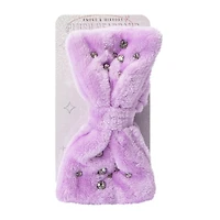 Purple Plush Spa Headband