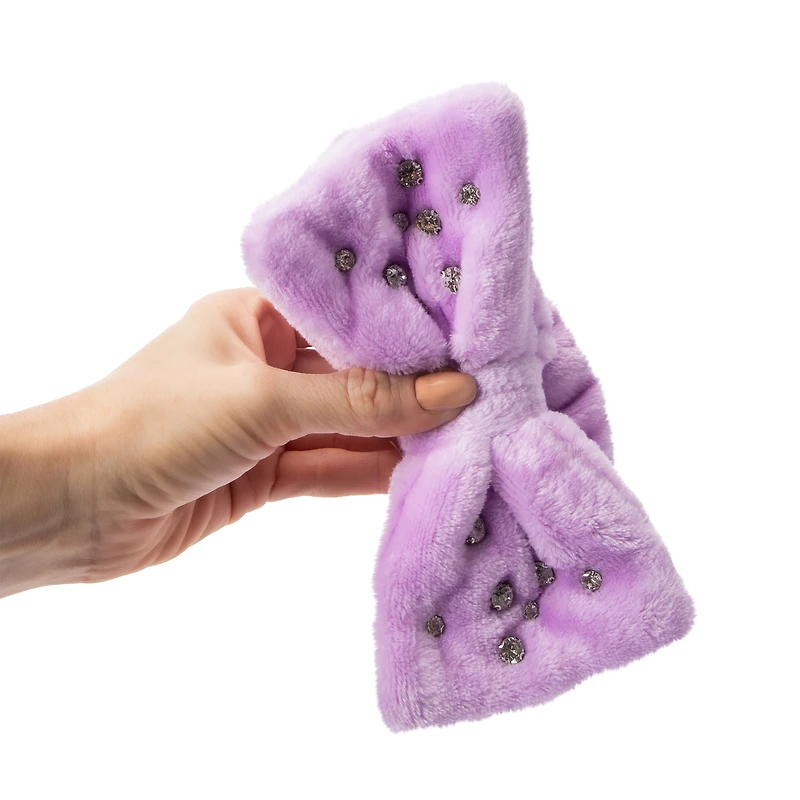 Purple Plush Spa Headband