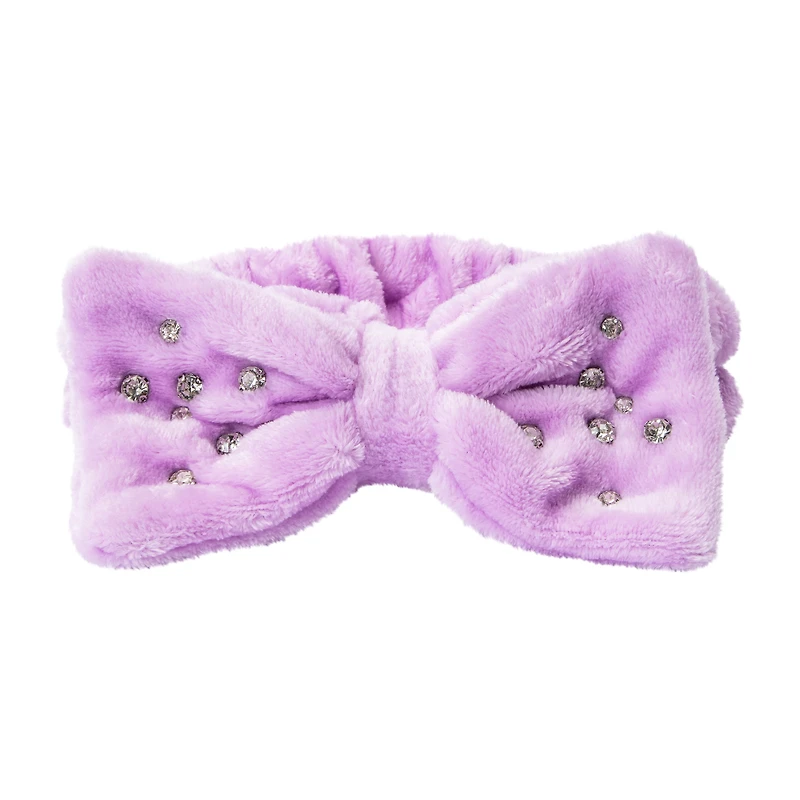 Purple Plush Spa Headband