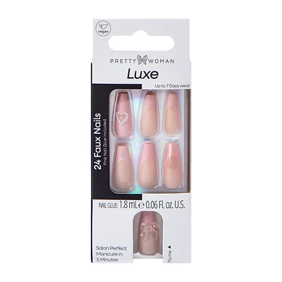 Pretty Woman Luxe Faux Nails Set 24-Count
