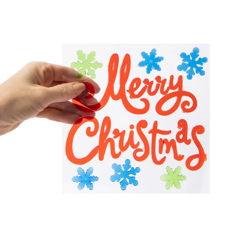 Christmas Window Gel Clings