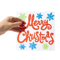 Christmas Window Gel Clings