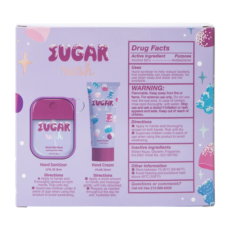 Sugar Rush Hand Sanitizer & Cream Set