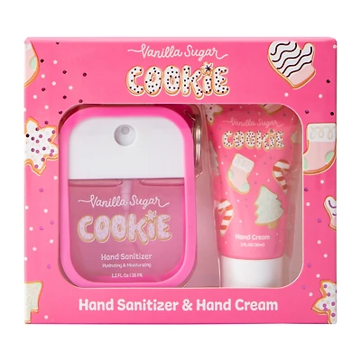 Vanilla Sugar Cookie Hand Sanitizer & Cream Set
