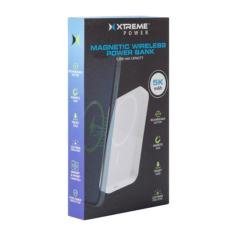Magnetic Wireless Power Bank 5000mAh