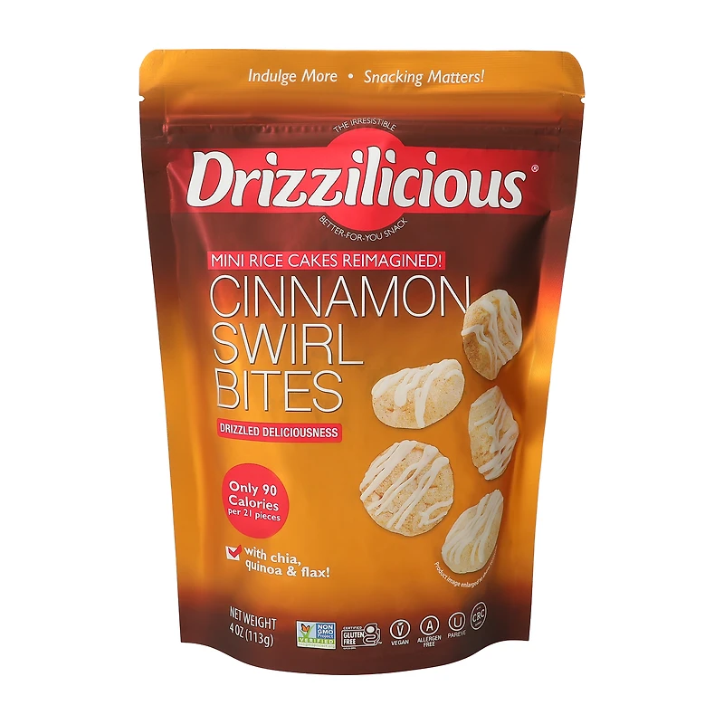 Drizzilicious® Cinnamon Swirl Bites 4oz