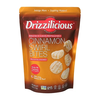 Drizzilicious® Cinnamon Swirl Bites 4oz