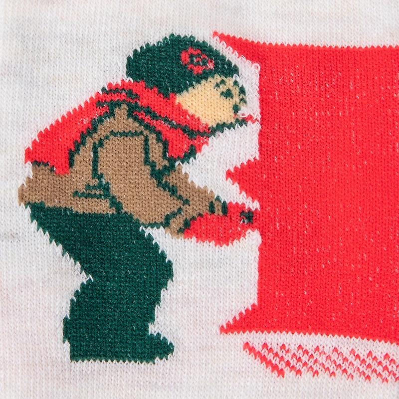 Christmas-Themed Licensed Crew Socks 2-Pairs