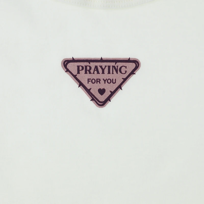 Juniors Praying For You Graphic Tee