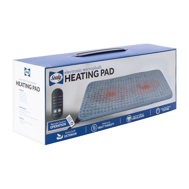Sealy® Electronic Microplush Heating Pad