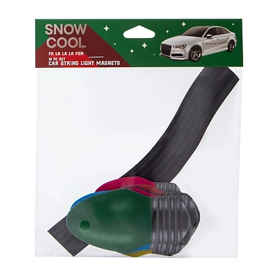 Christmas Snow Cool Car String Light Magnets Set