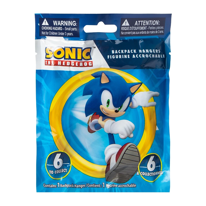 Sonic The Hedgehog™ Backpack Hangers (Styles May Vary)