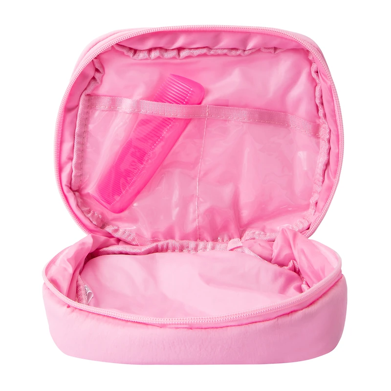 Quilted Travel Set With Top Handle