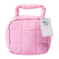 Quilted Travel Set With Top Handle