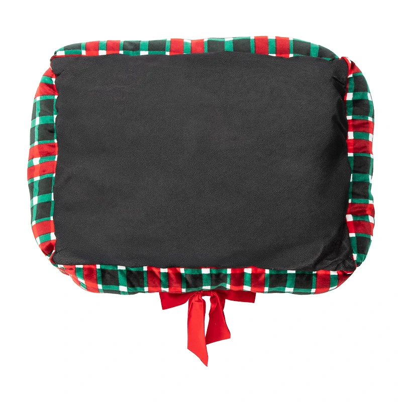 Christmas Snow Cool Cuddler Pet Bed
