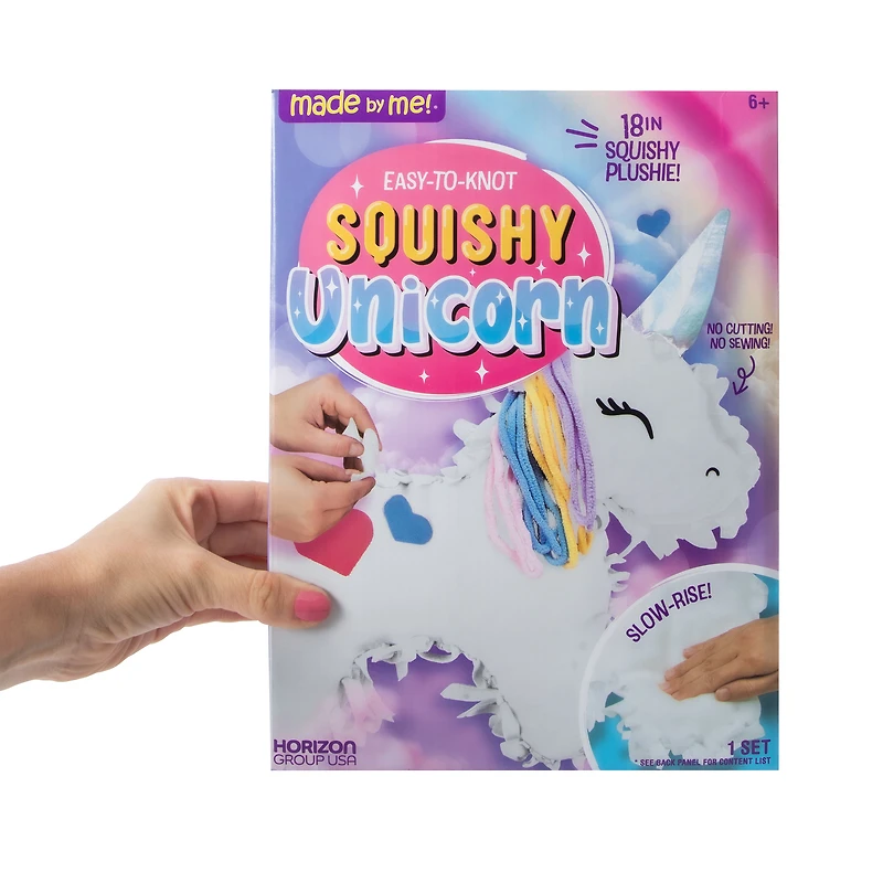 Made By Me® Easy-To-Knot Squishy Unicorn Plush Set