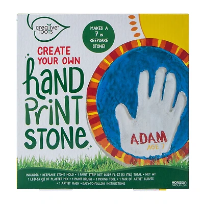 Creative Roots® Create Your Own Hand Print Stone