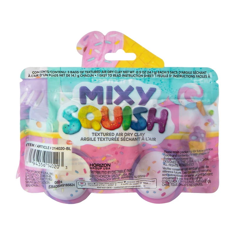Mixy Squish® Textured Air Dry Clay Set