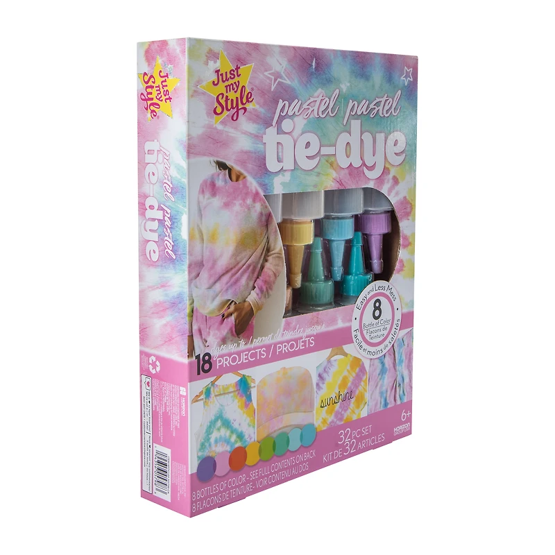 Just My Style® Pastel Tie Dye Set 32-Pc
