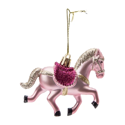 Snow Cool Christmas Pony Tree Ornament