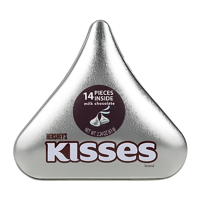 Hershey's Kisses Milk Chocolate Tin 2.2oz