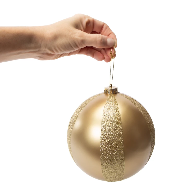 Christmas Glitter Ball Tree Ornament