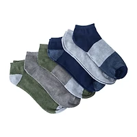 Young Mens Clear Creek® No Show Socks 6-Pairs (Styles May Vary)