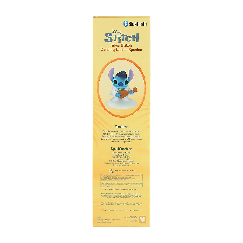 Disney Bluetooth® Water Dancing Speaker 10.35in x 2.32in