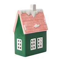 Snow Cool Christmas Ceramic House