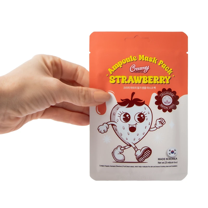 Creamy Heart Me Strawberry Ampoule Mask 10-Pack
