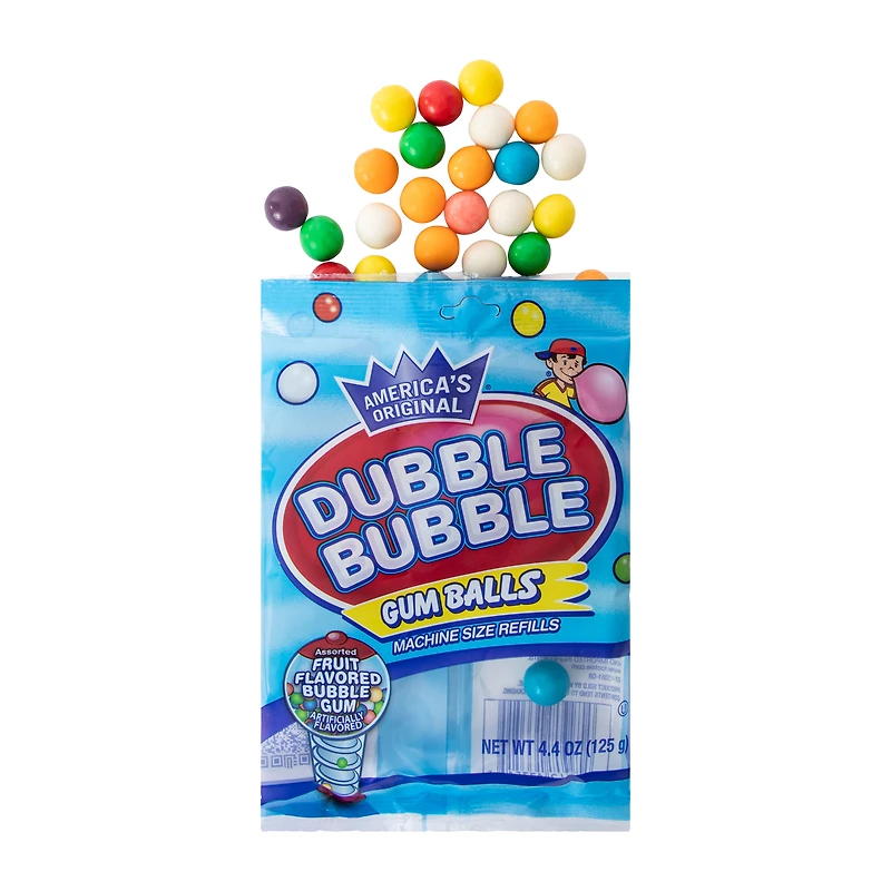 Dubble Bubble® Machine Size Refills Gum Balls 4.4oz