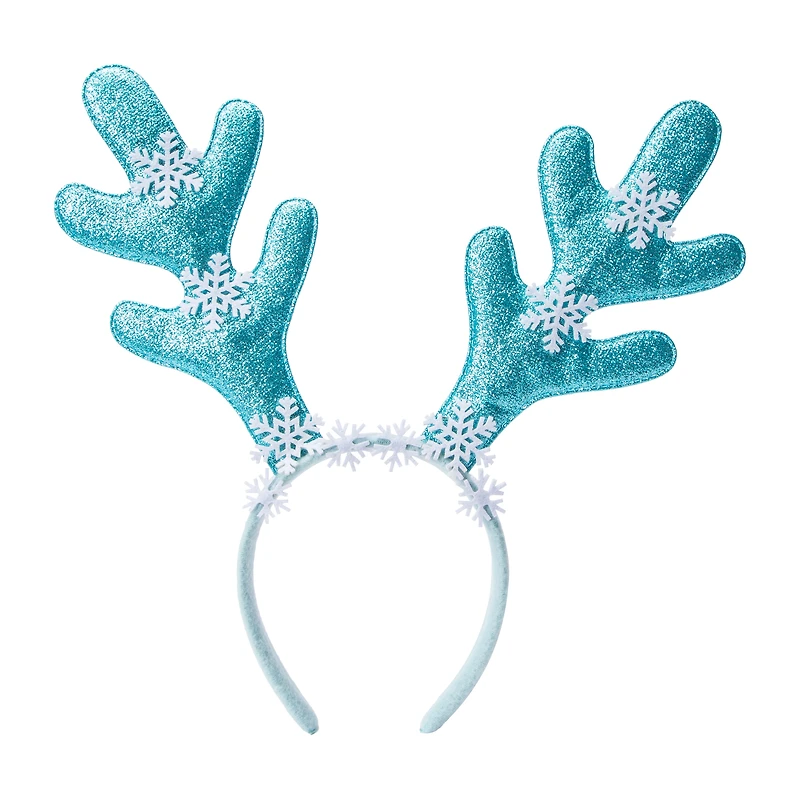 Snow Cool Christmas Glitter Antler Headband