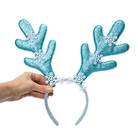 Snow Cool Christmas Glitter Antler Headband
