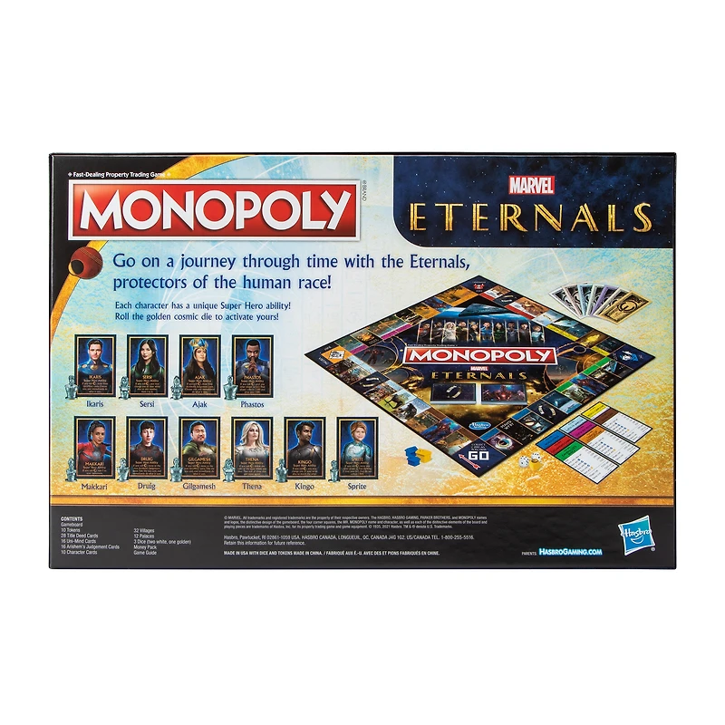 Monopoly Marvel Eternals Edition Game