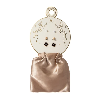 Double Take Earrings 3-Pack