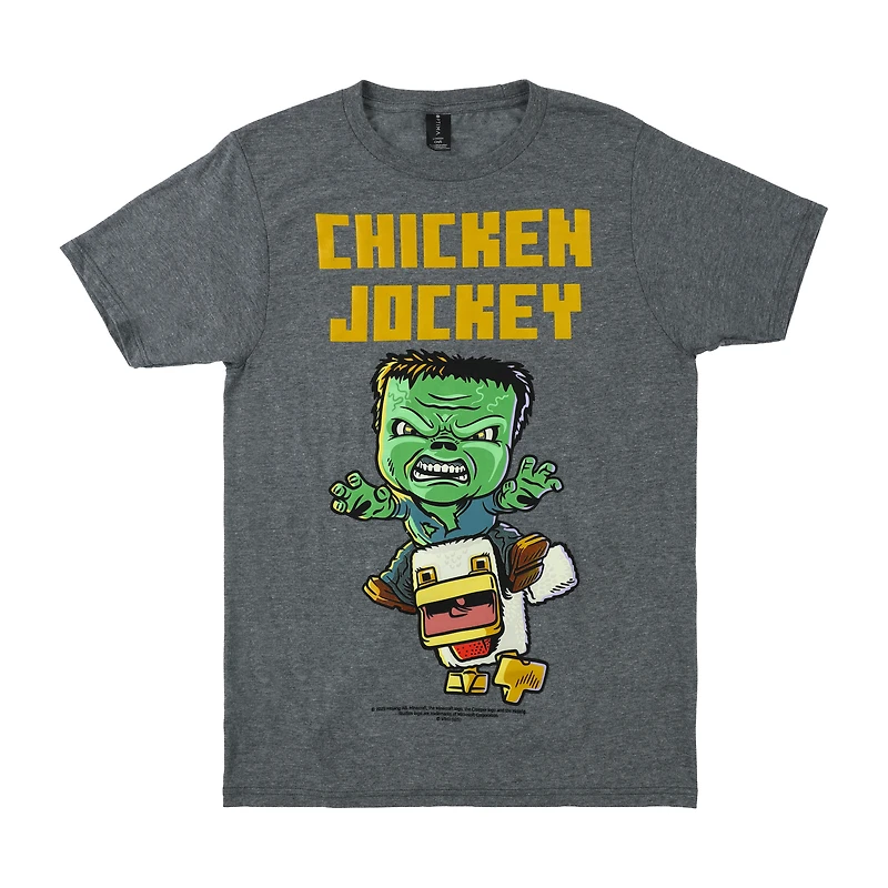 Minecraft Chicken Jockey Graphic Tee